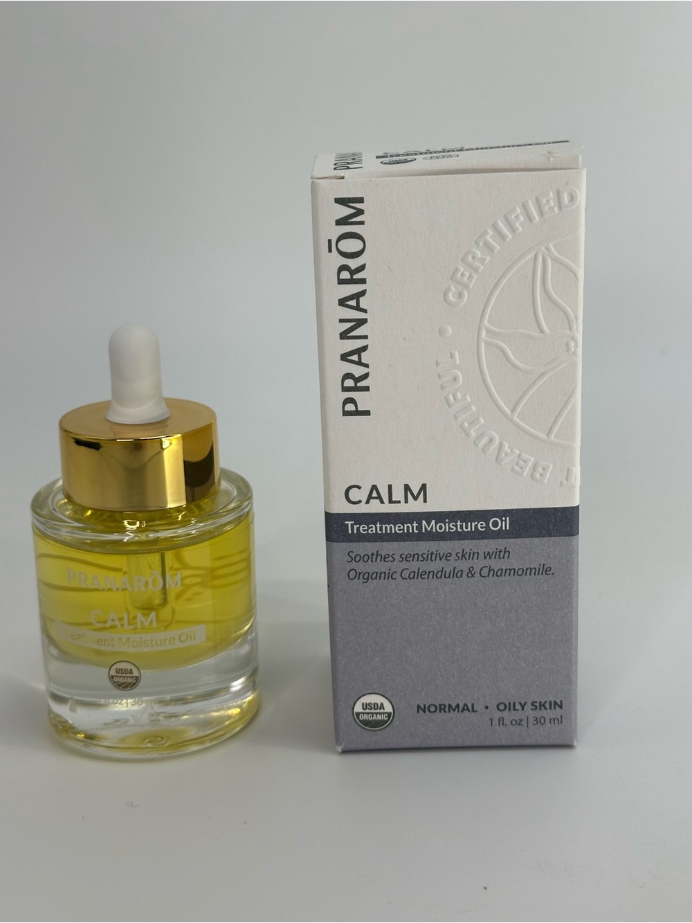 Pranarôm CALM Treatment Moisture Oil - Gold & Yellow